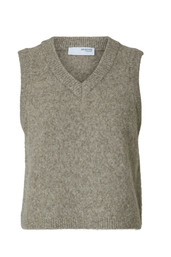 Sava Knit vest, Irish cream melange